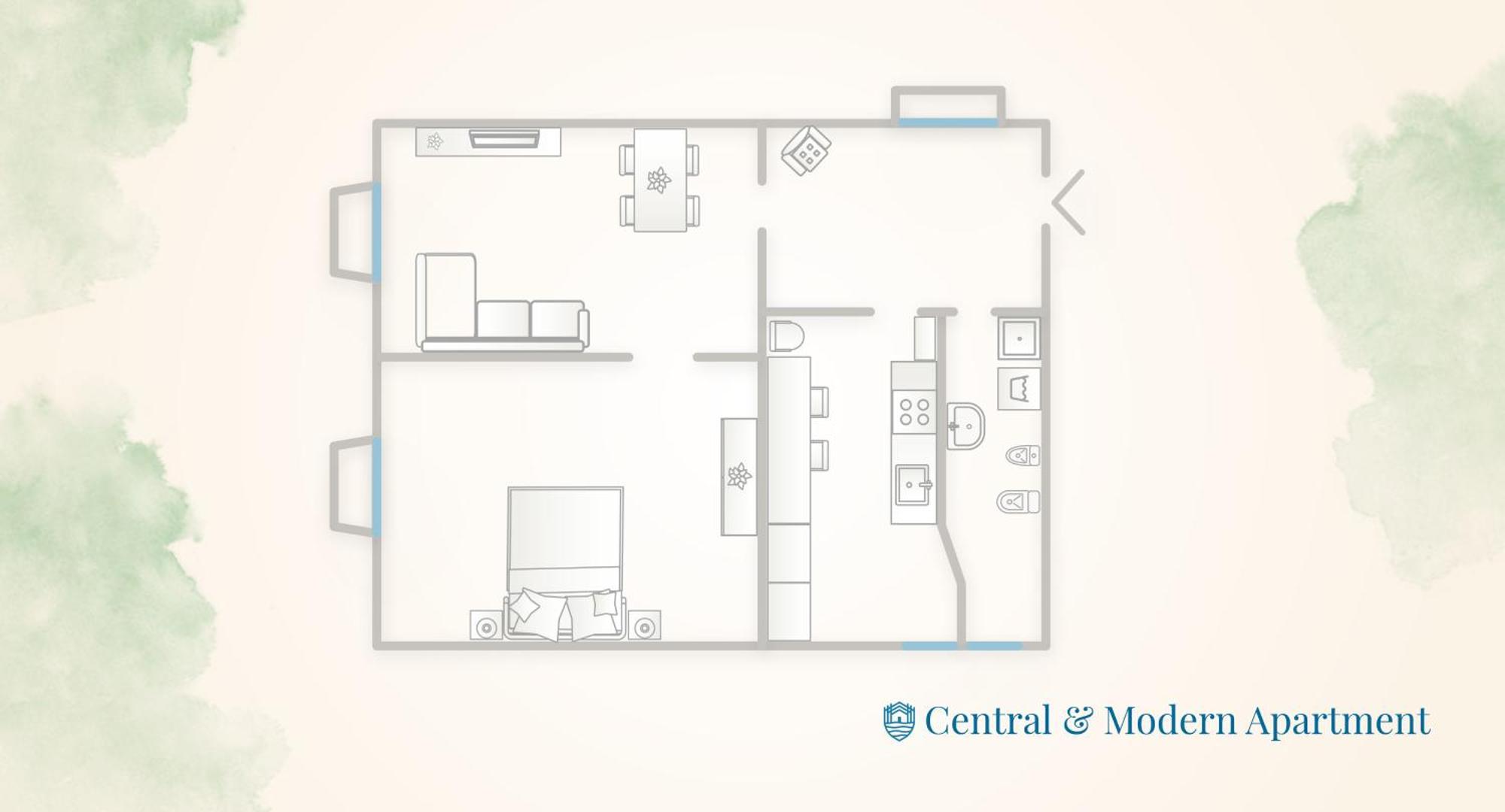 Central & Modern Apartment By Rent All Como Eksteriør bilde
